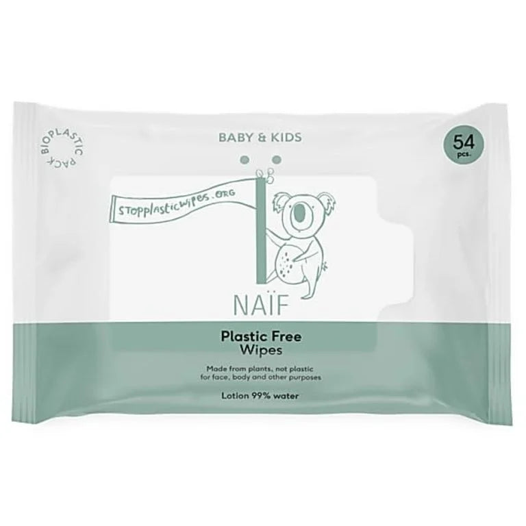 Naïf Plastic Free Wipes Set 54 Pieces