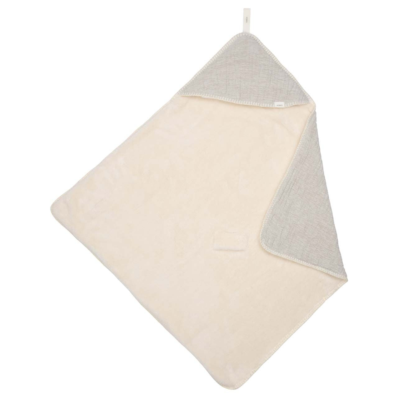 Koeka Shawl Teddy Rivoli 100x100 | Stone