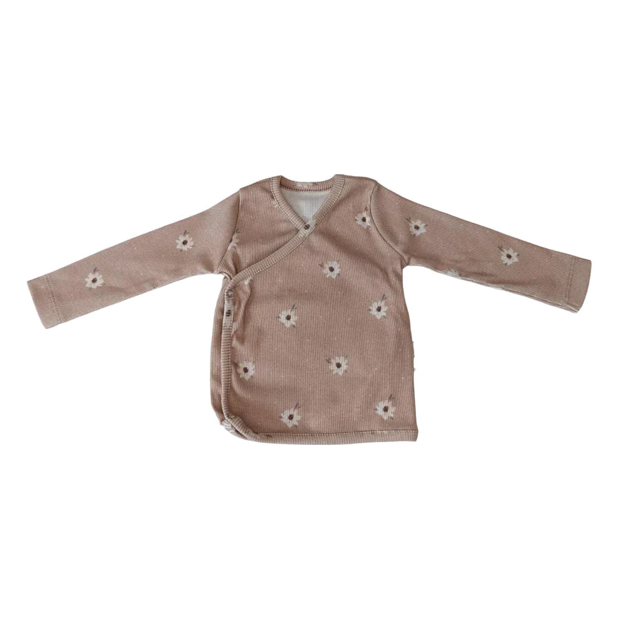 Yumi Baby Transshipment Shirt Romper | Zoë with Dots