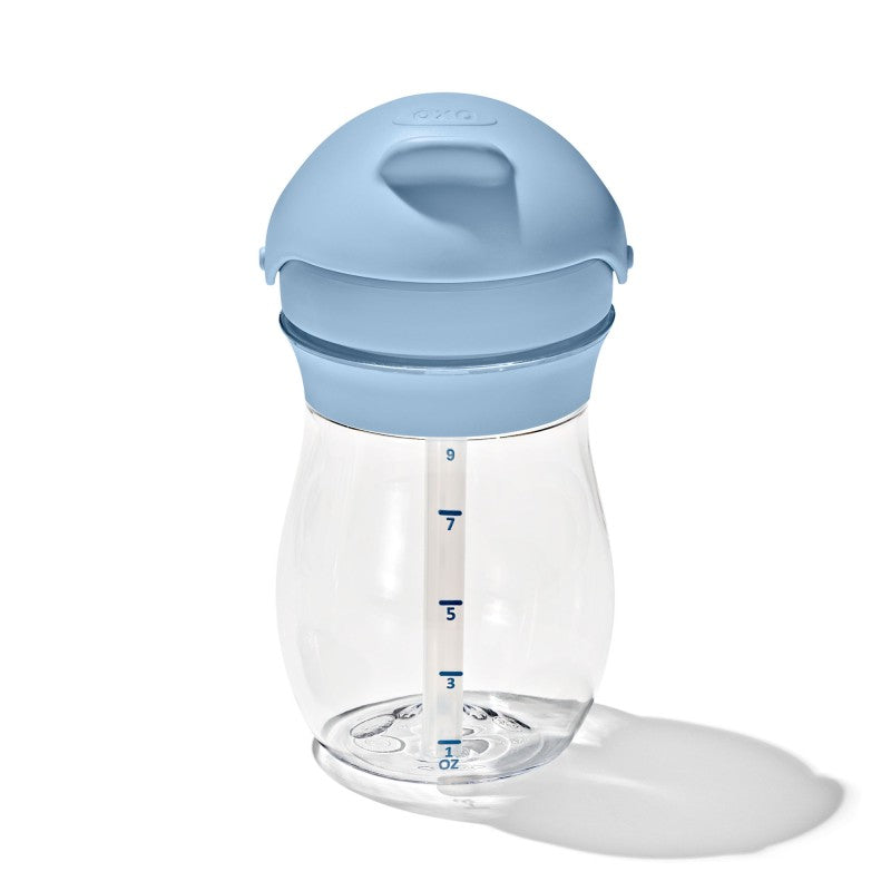 Oxo Tot Drinking Cup 240ml With Straw | Dusk