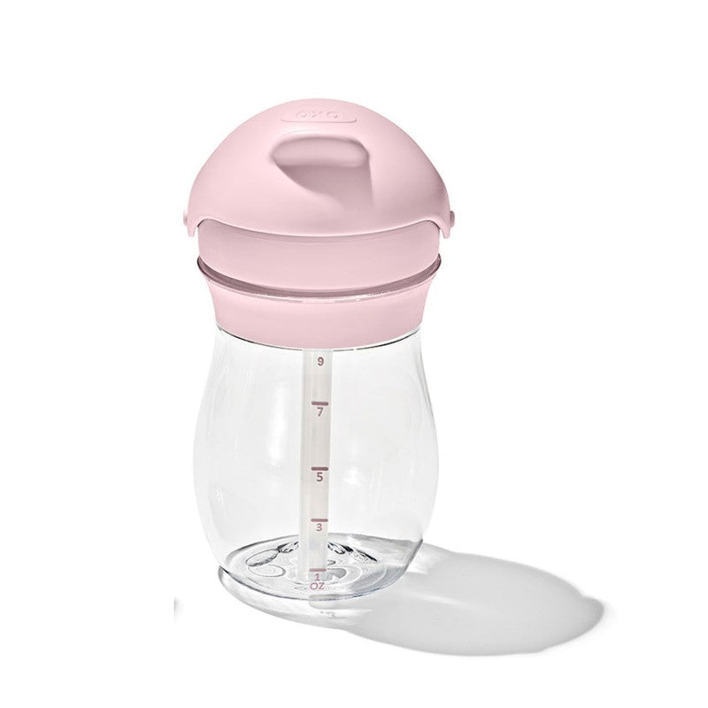 Oxo Tot Drinking Cup 240ml With Straw | Blossom