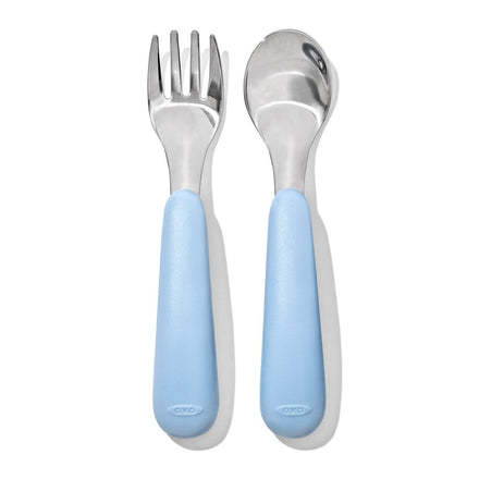 Oxo Tot Fork & Spoon Travel Set | Dusk