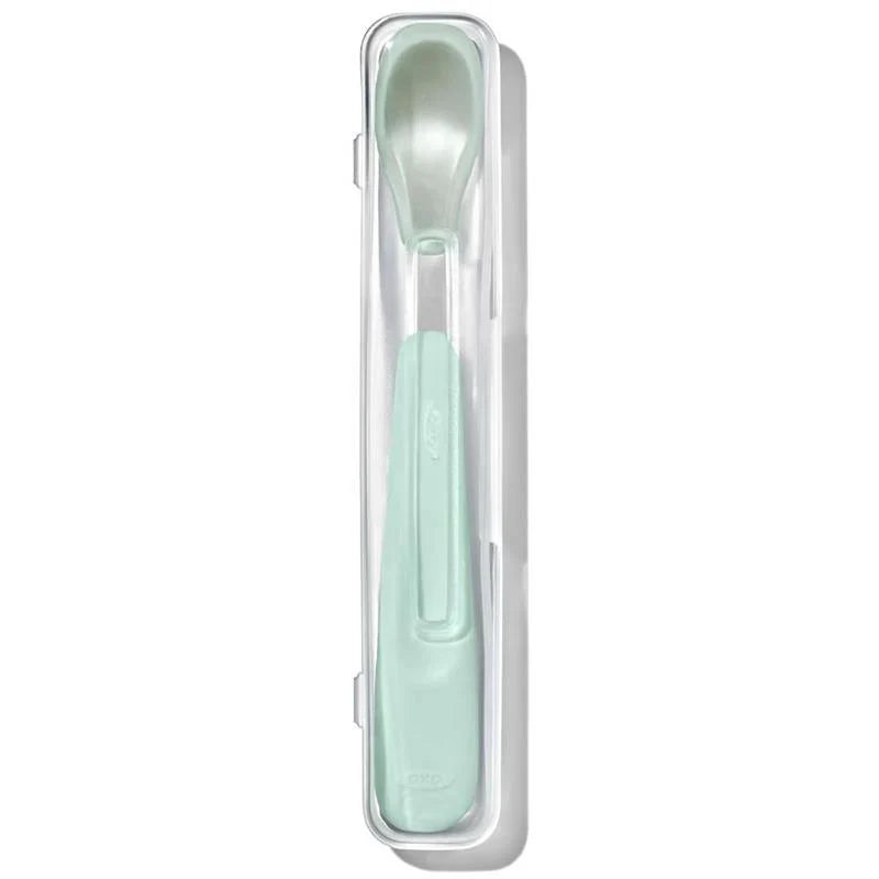 Oxo Tot Feeding Spoon Travel Set | Opal