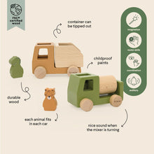 Trixie Wooden Construction Vehicles Playset | Animals