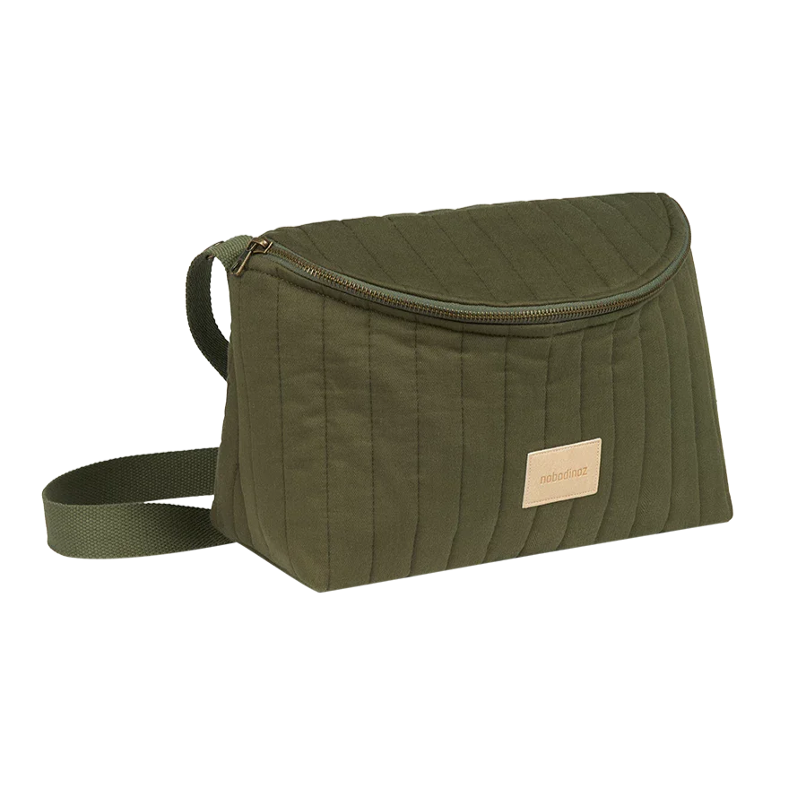 Nobodinoz Hyde Park Waterproof 2 in 1 Buggy Organizer 32x20x14 | London Green