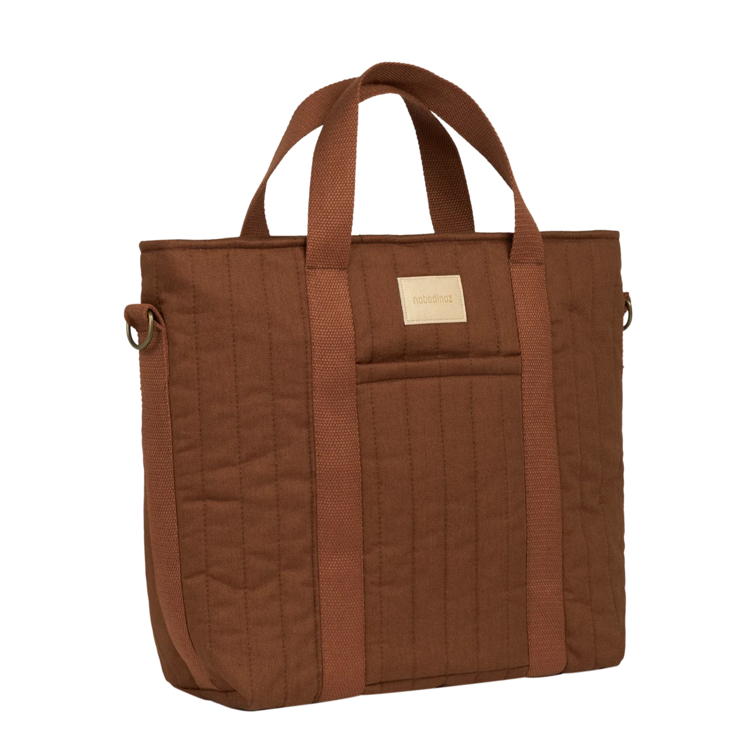 Nobodinoz Hyde Park Waterproof Stroller Backpack 32x32x14cm | Brick Brown