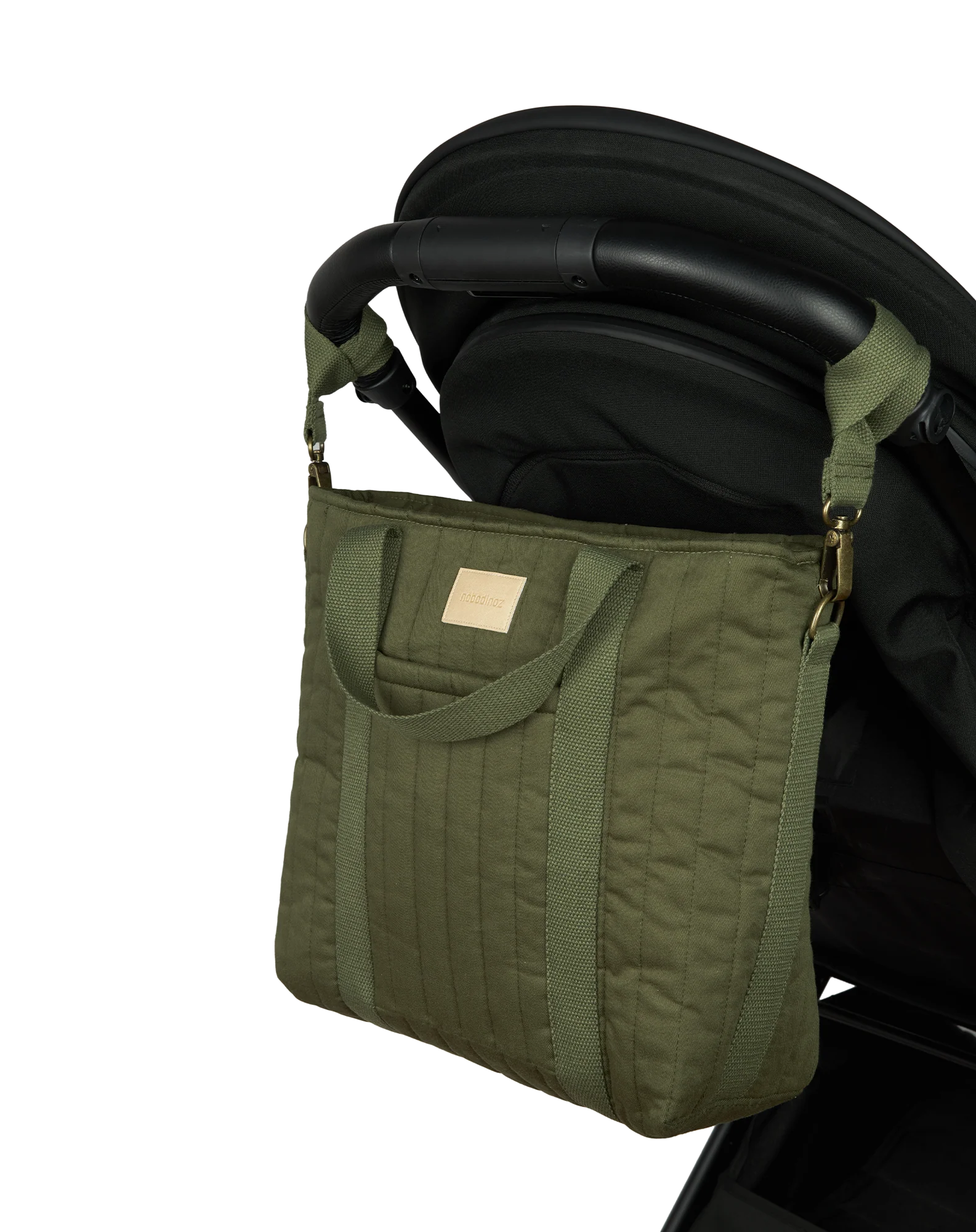 Nobodinoz Hyde Park Waterproof Stroller Backpack 32x32x14cm | London Green