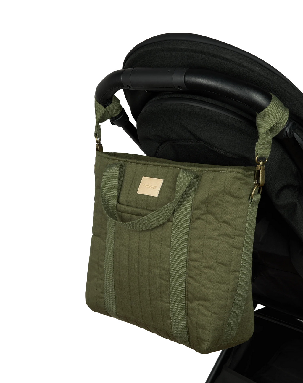 Nobodinoz Hyde Park Waterproof Stroller Backpack 32x32x14cm | London Green