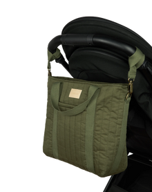 Nobodinoz Hyde Park Waterproof Stroller Backpack 32x32x14cm | London Green