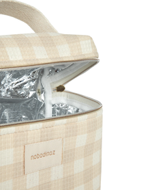 Nobodinoz Concerto Thermal lunch bag | Ivory Checks