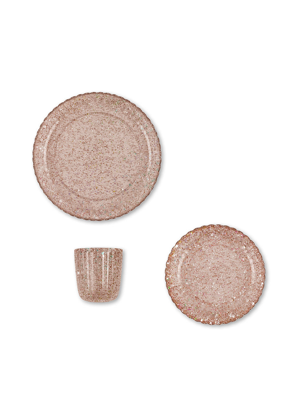 Konges Sløjd Dinner Set Glitter | Sparkling Blush