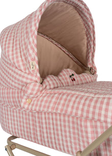 Konges Sløjd Doll Carriage | Powder Pink Check