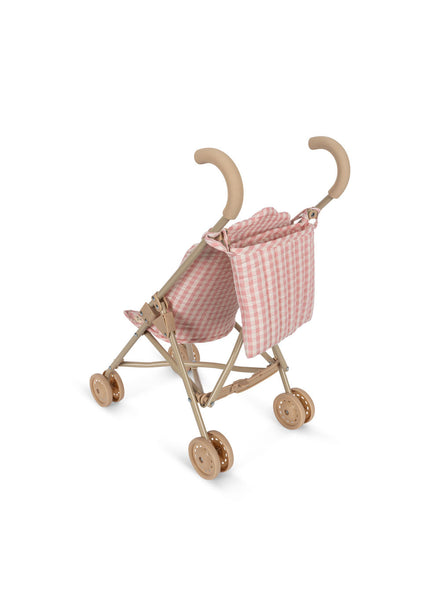 Konges Sløjd Dolls Buggy | Powder Pink Check