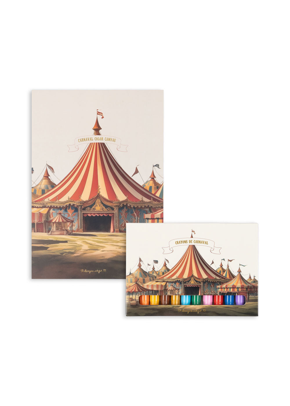 Konges Sløjd Gel Crayons & Drawing Pad Fsc | Circus