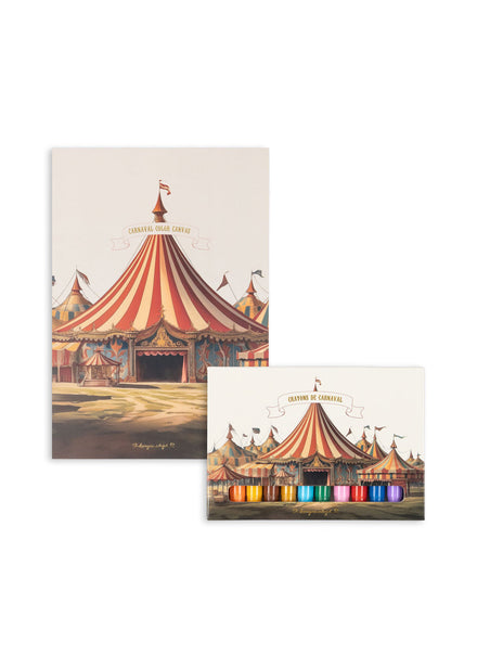 Konges Sløjd Gel Crayons & Drawing Pad Fsc | Circus