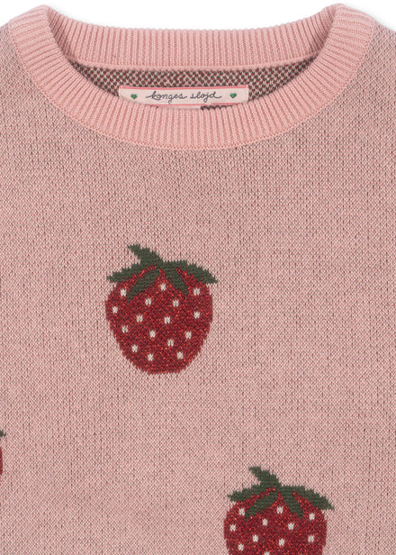 * Konges Sløjd Lapis Lurex Knit Blouse | Strawberry
