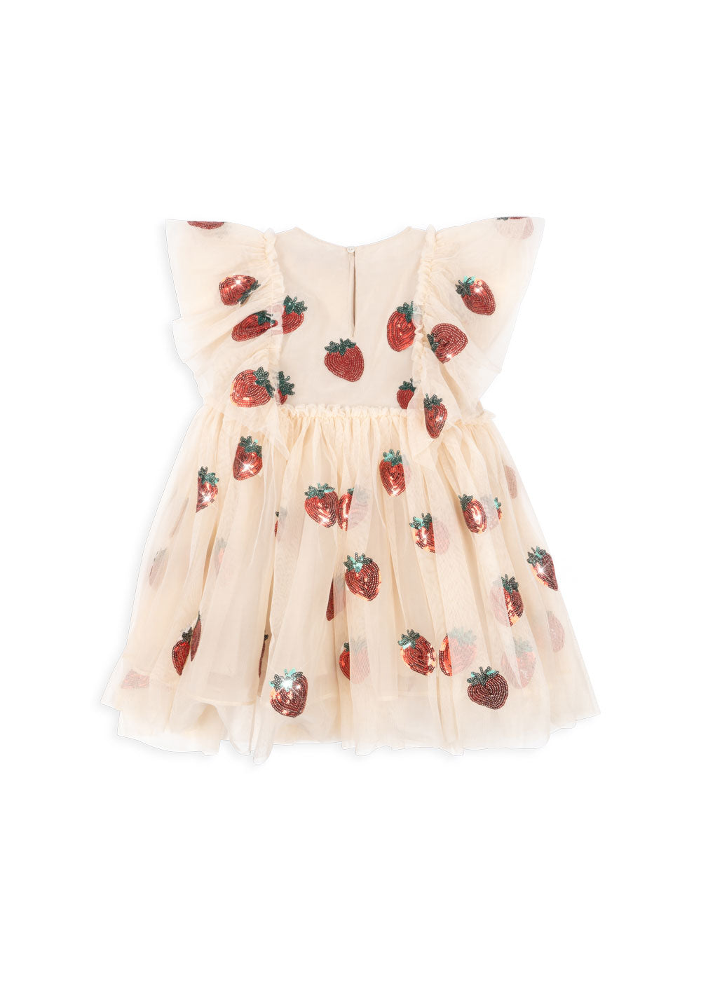 Konges Sløjd Yvonne Frill Dress | Strawberry