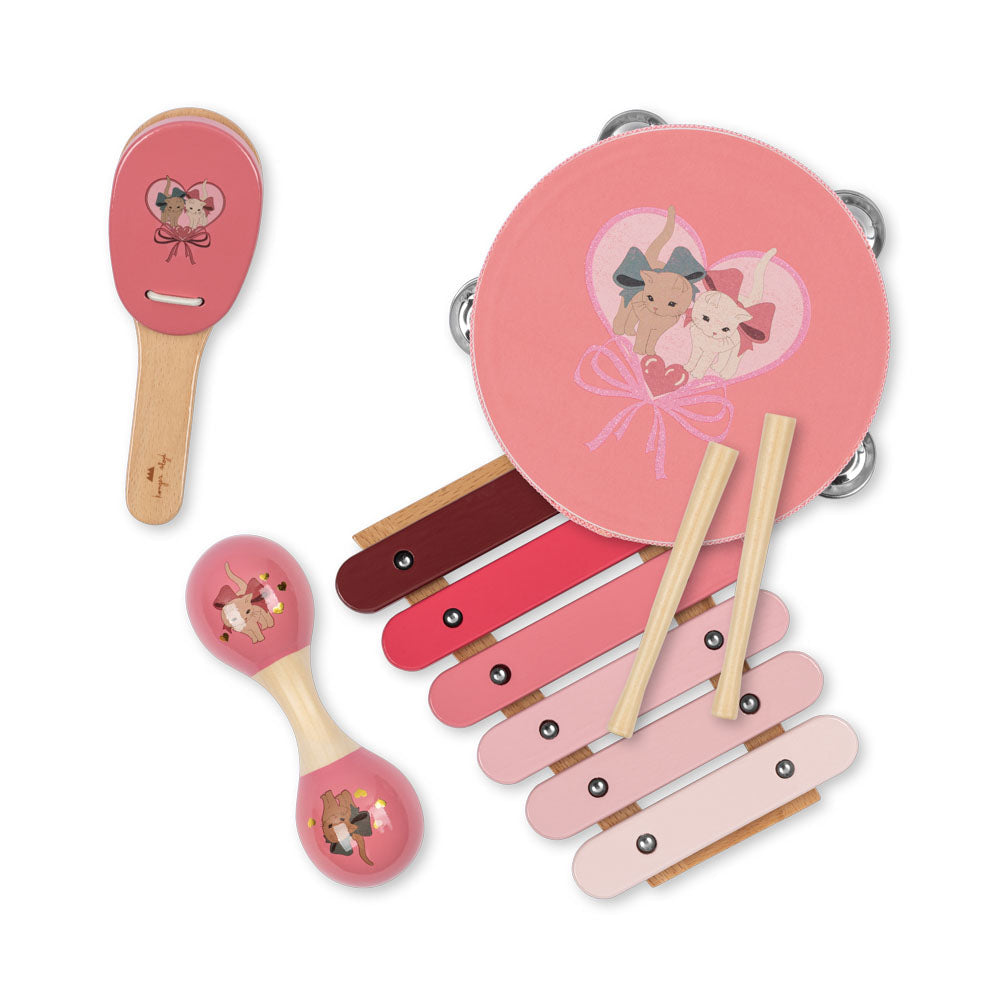 * Konges Sløjd Wooden Music Set | Bow Kitty