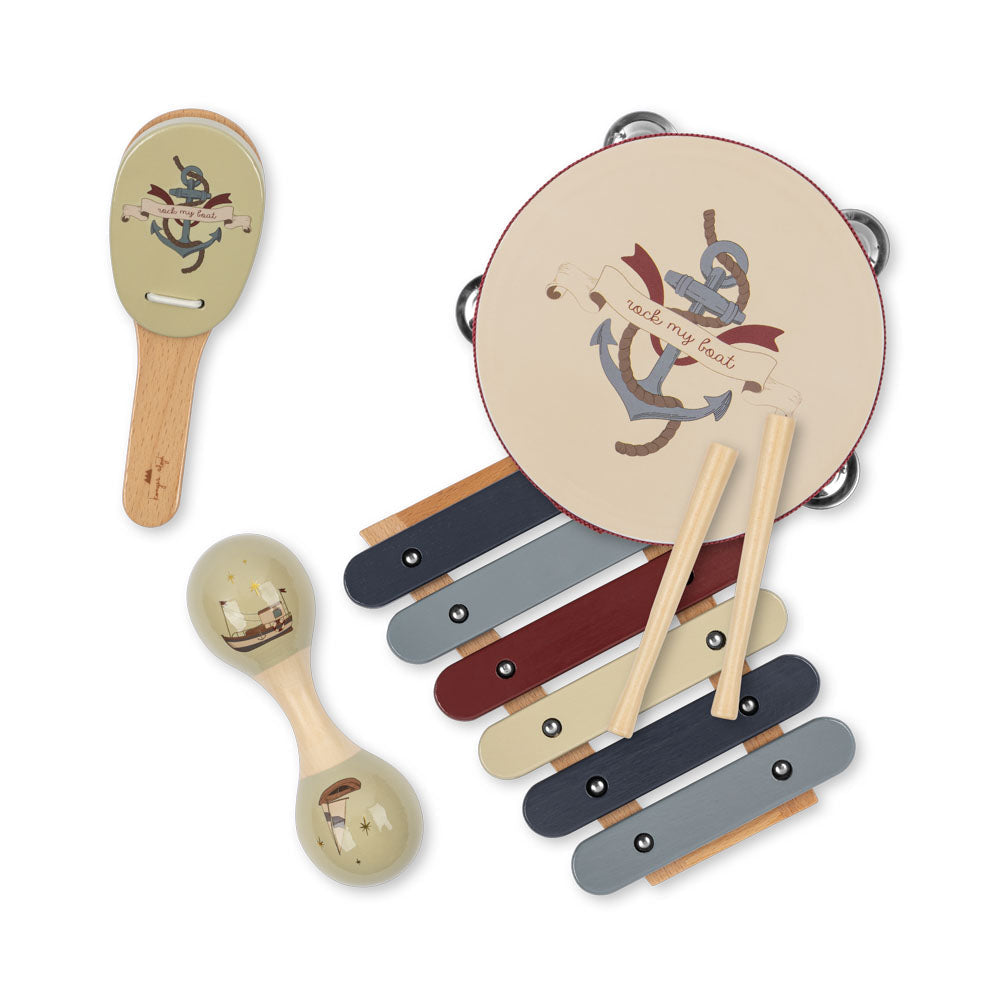 * Konges Sløjd Wooden Music Set | Dot/Sailor