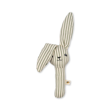 * Konges Sløjd Bunny Wrist Rattle | Tea Stripe