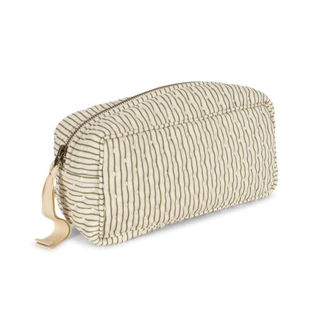 * Konges Sløjd Small Quilted Toiletry Bag | Tea Stripe