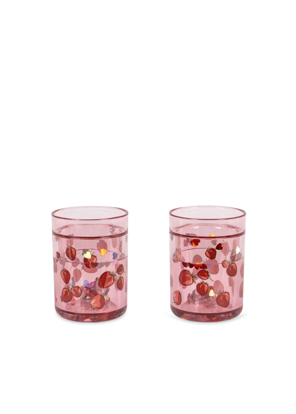 Konges Sløjd 2 Pack Glitter Drinking Cups | Fragola