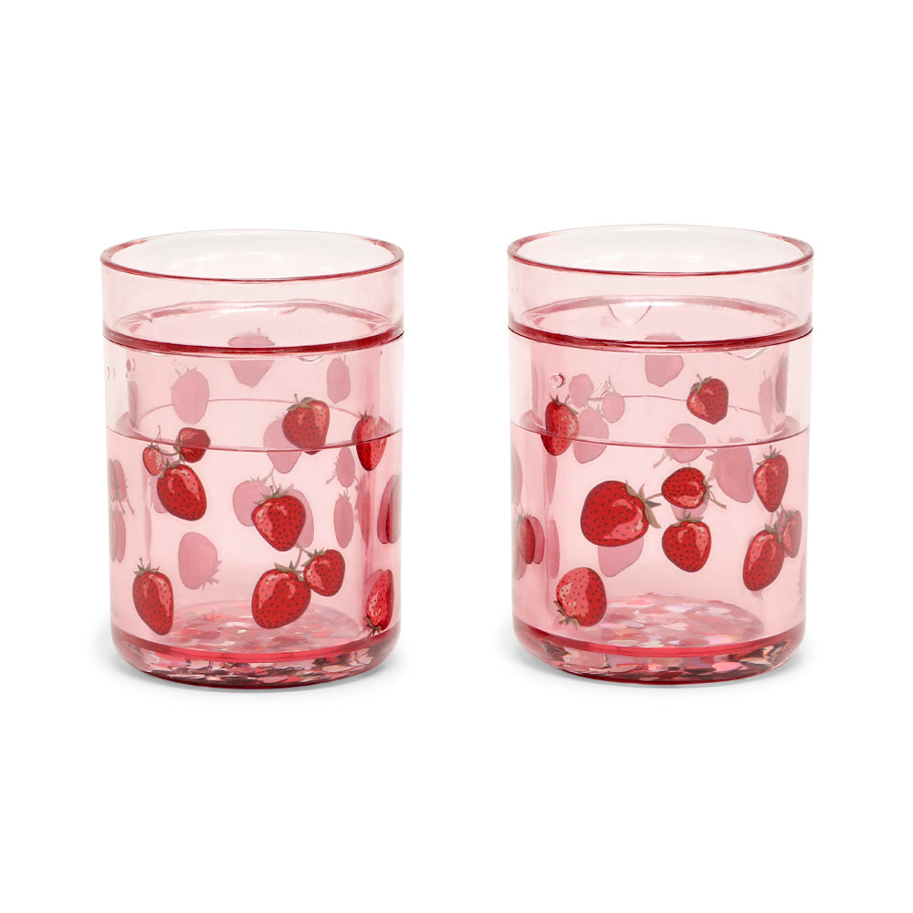 Konges Sløjd 2 Pack Glitter Drinking Cups | Fragola