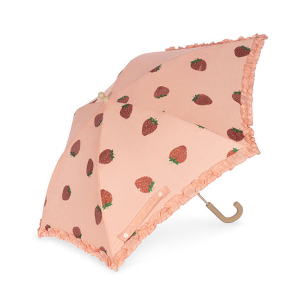* Konges Sløjd Frill Umbrella | Strawberry Glitter