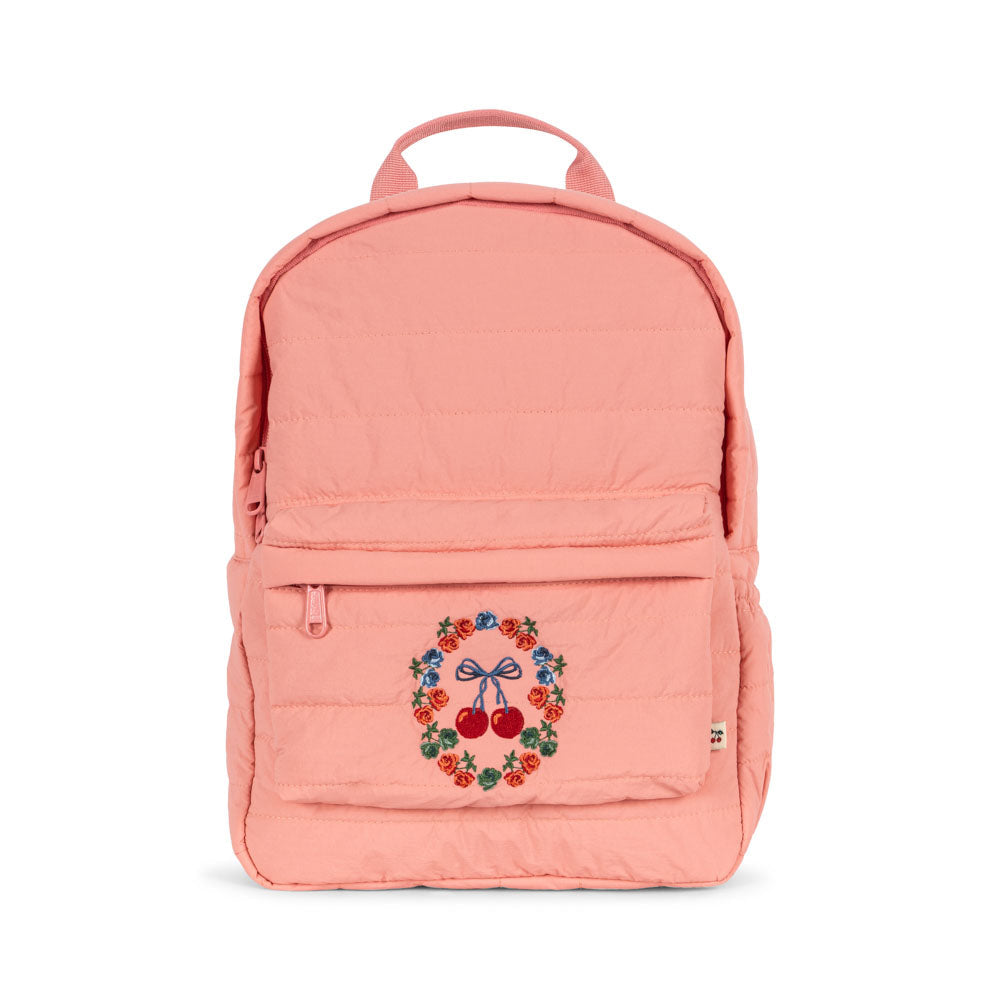 * Konges Sløjd Juno Quilted Backpack | Strawberry Ice