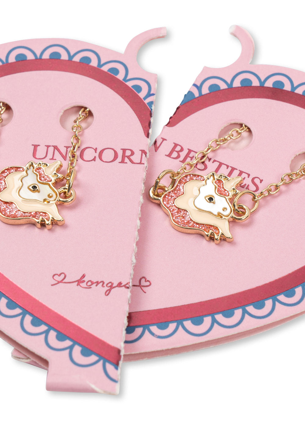 Konges Sløjd 2 Pack Unicorn Bestie Bracelets | Gold