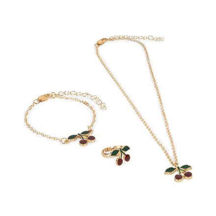 Konges Sløjd Cherry Jewelry Set | Gold