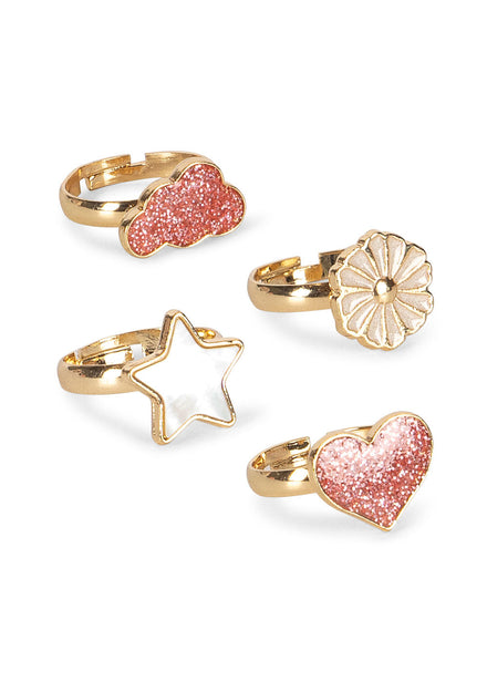 Konges Sløjd Set Rings 12 | Multicolor