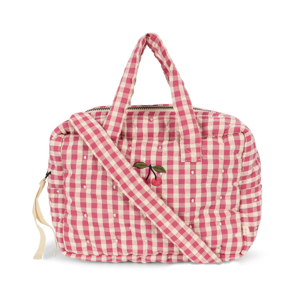 Konges Sløjd Dolls Diaper Bag | Bubblegum Check