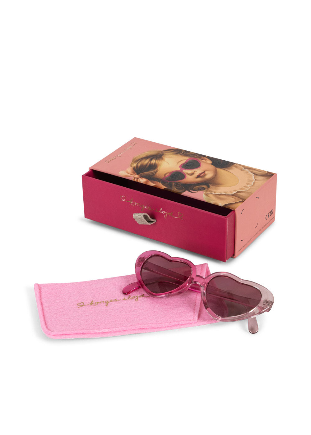 Konges Sløjd Sunglasses Baby Heart | Pink Multi