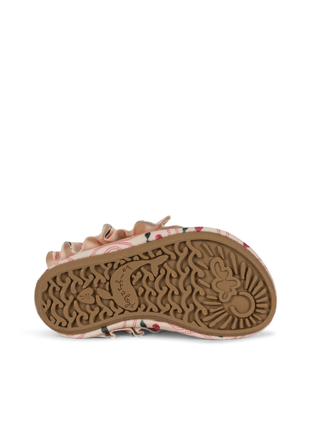 Konges Sløjd Merle Frill Swimming Shoes | Cherry Pink Motif