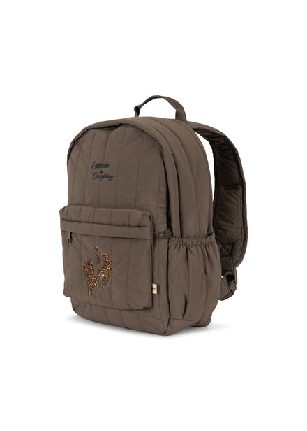 Konges Sløjd Juno Quilted Backpack Midi | Walnut