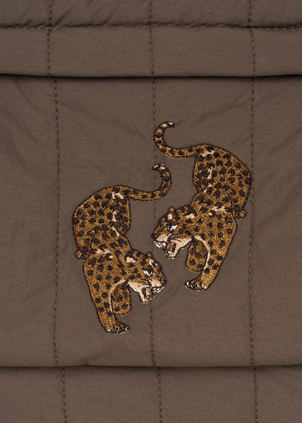 Konges Sløjd Juno Quilted Backpack Midi | Walnut