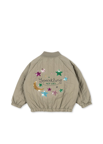 Konges Sløjd Juno Sequin Bomber Winter Jacket | Laurel Oak