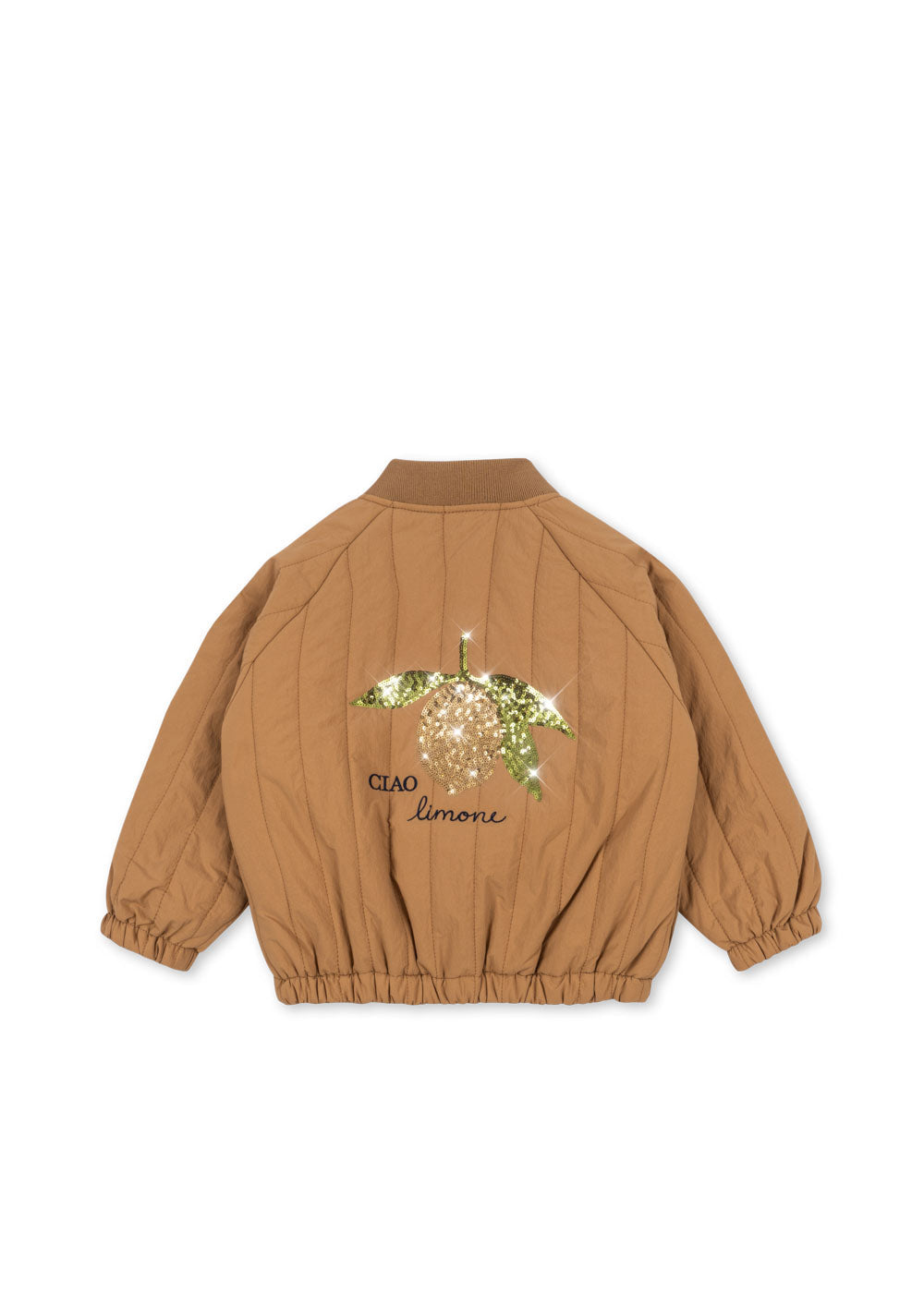 Konges Sløjd Juno Sequin Bomber Winter Jacket | Tobacco Brown
