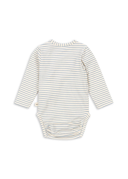 Konges Sløjd Basic Newborn Body Gots | Stripe Bluie