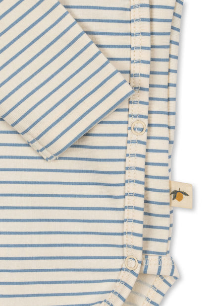 Konges Sløjd Basic Newborn Body Gots | Stripe Bluie