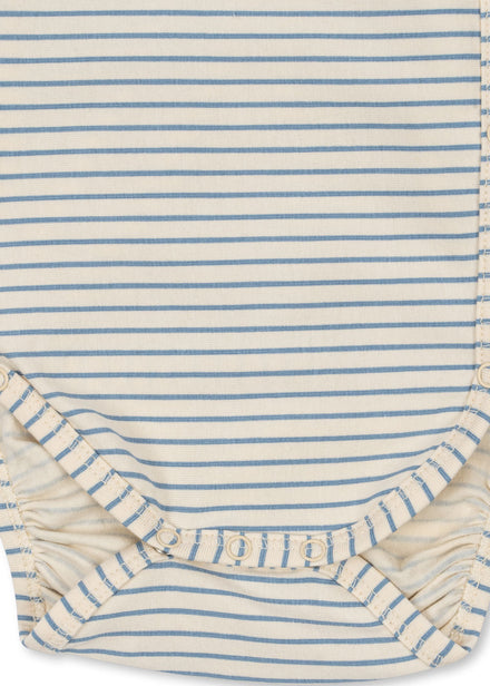 Konges Sløjd Basic Newborn Body Gots | Stripe Bluie