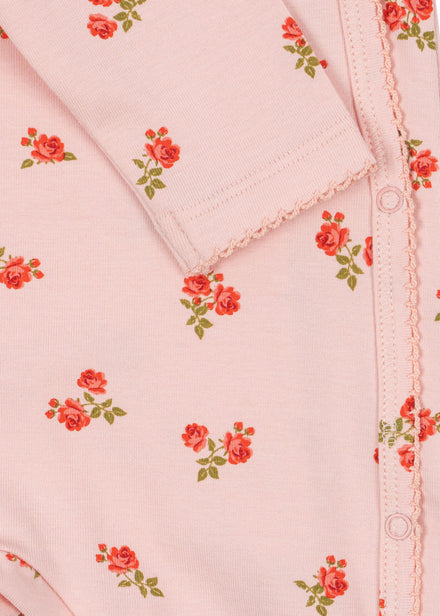 Konges Sløjd Basic Newborn Onesie Gots | Rosa Pink