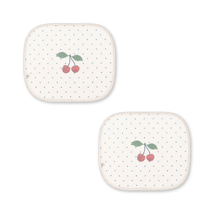 Konges Sløjd 2 Pack Car Sunshade | Navy Dots