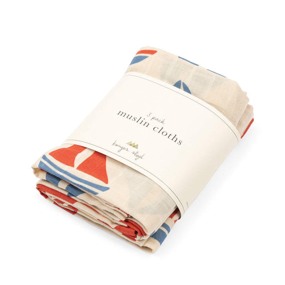 Konges Sløjd Muslin Cloth 3pcs | Ahoy
