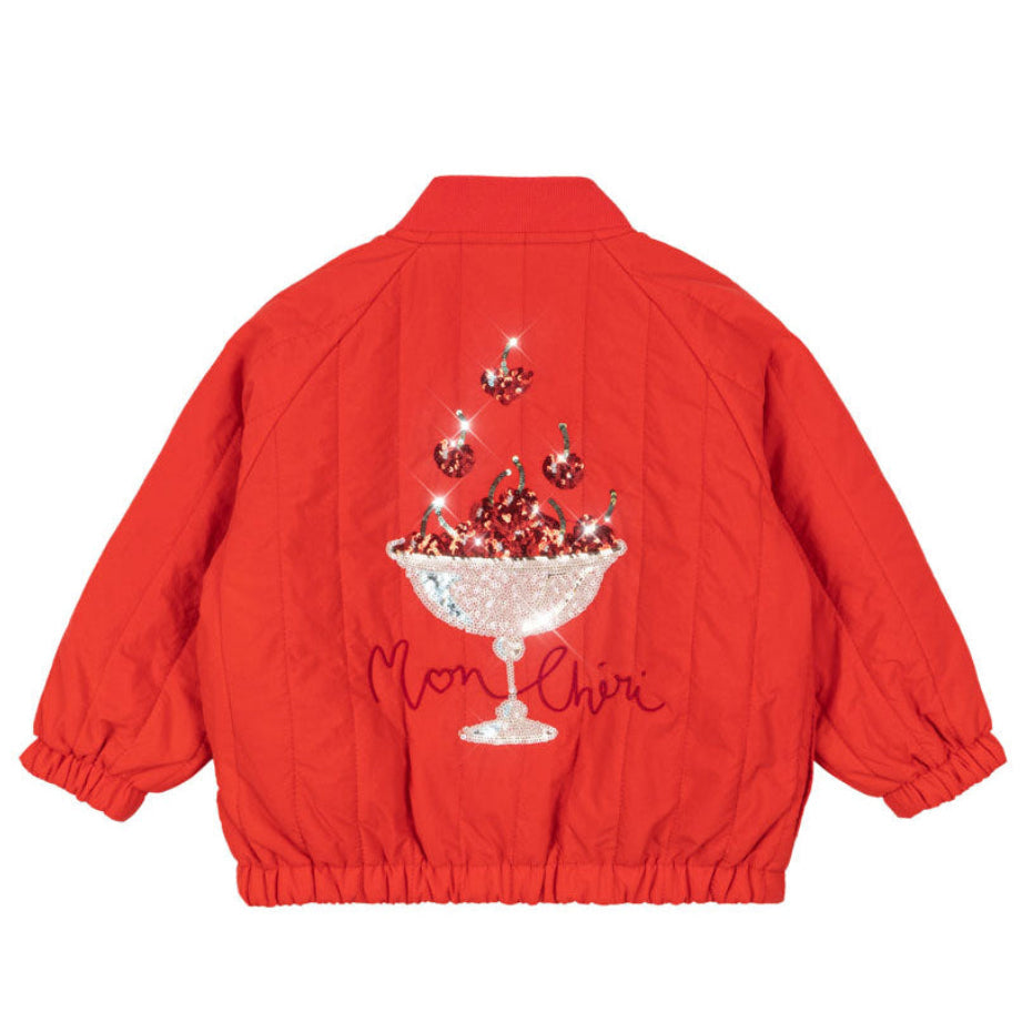 Konges Sløjd Juno Bomber Jacket | Fiery Red
