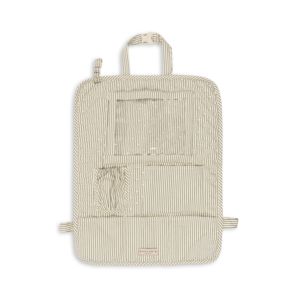Konges Sløjd Car Seat Organizer | Tea Stripe