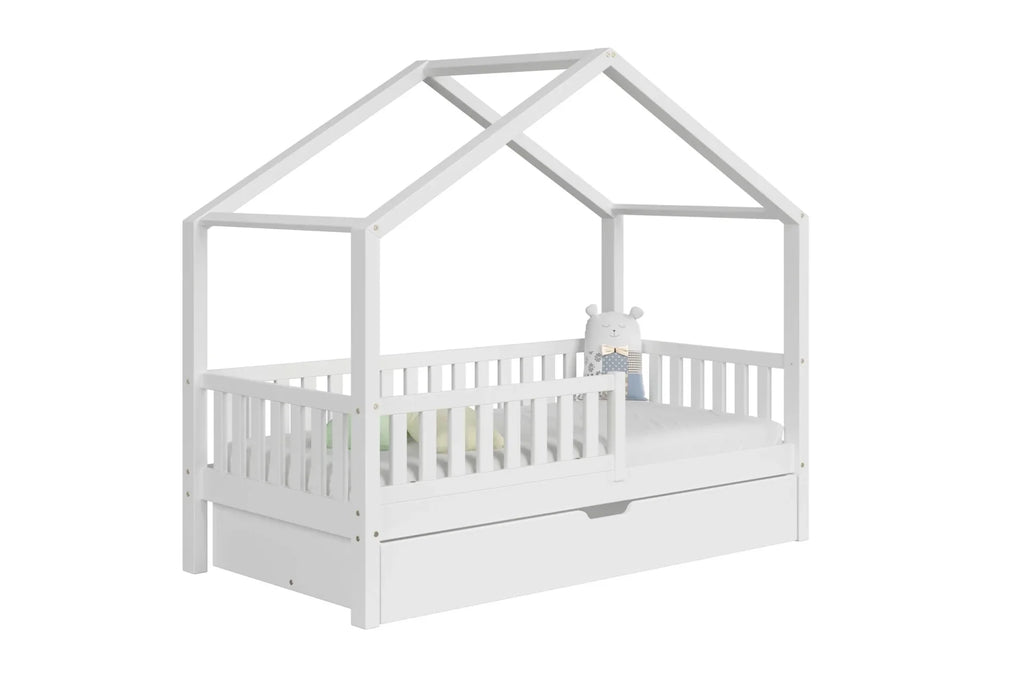 De Gele Flamingo Bed House Roma | Single with drawer for mattress 90x200cm