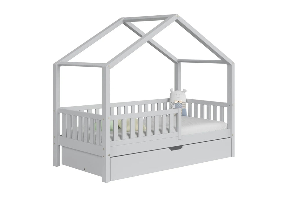 De Gele Flamingo Bed House Roma | Single with drawer for mattress 90x200cm