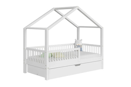 De Gele Flamingo Bed House Helsinki | Single with drawer for mattress 90x200cm